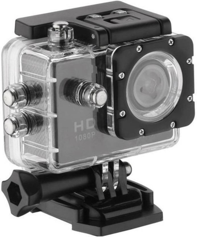 Buy Genuine HD 1080P Sports Action Camera 2-inch LCD Camcorder Underwater Waterproof  Sports and Action Camera(Black, 12 MP)