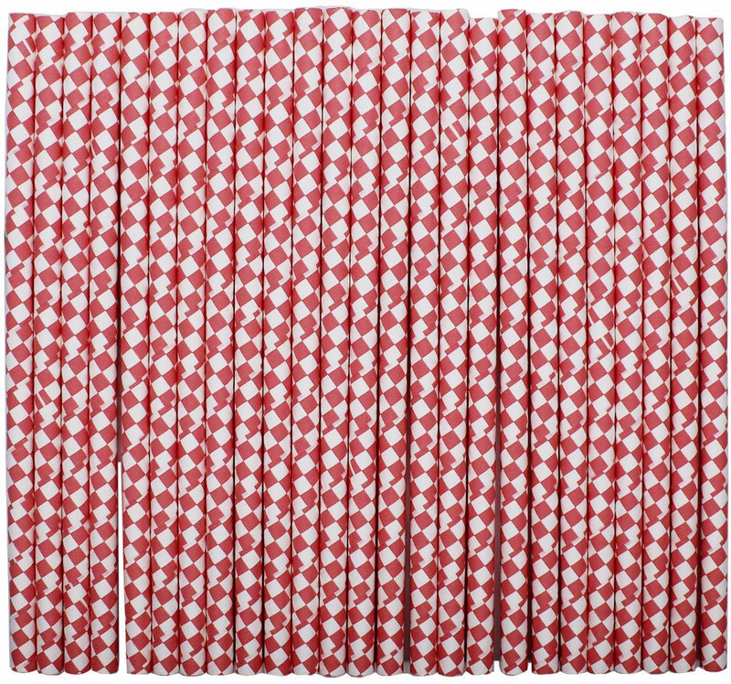 tecmac Straight Drinking Straw(Multicolor, Pack of 50)