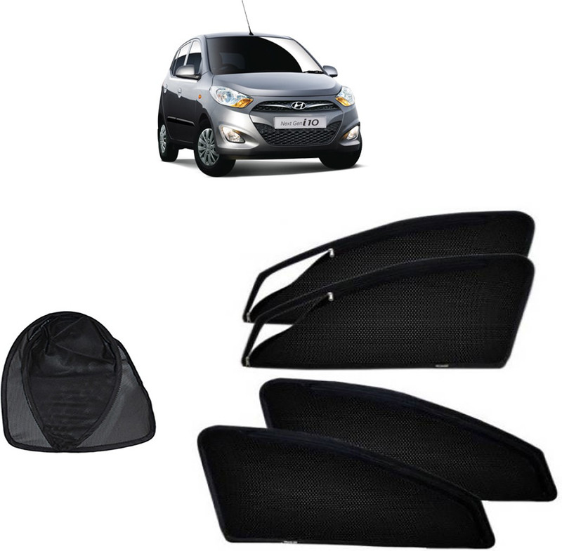 Magnetic Side Window Sun Shade For Hyundai i10(Black)