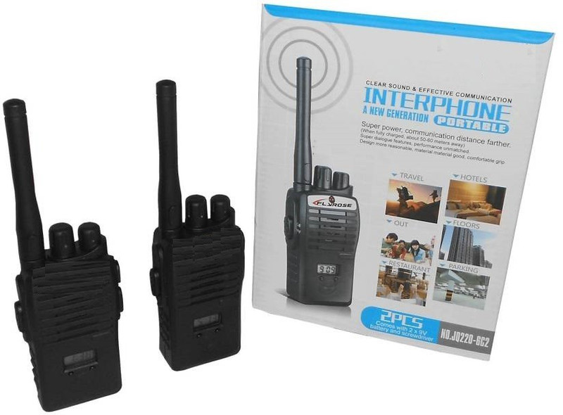 IshanCreation InterPhone Walkie Talkie 157ish Walkie Talkie(Black) IshanCreation InterPhone Walkie Talkie 157ish Walkie Talkie(Black)