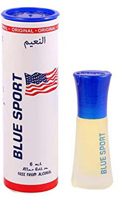 Al Nuaim BLUE SPORT ORIGINAL ROLL ON ATTAR Floral Attar(Spicy)