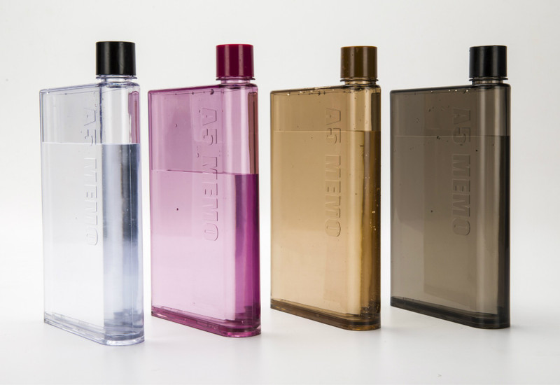 gayatri online shop 4pc A5 memo bottle 420 ml Bottle(Pack of 4, Pink, Brown, Black, White)