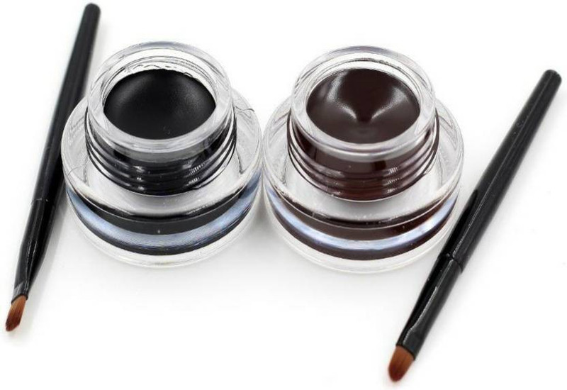 le maroco 2 waterproof gel eye liner brown and black 6 g(black, brown)