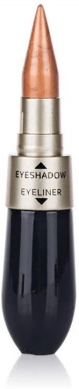 style craze 1 Pcs Double-end 2-in-1 Eyeshadow Pearly Glimmer Waterproof Black Eye Liner Pen Quick Dry Women Eye Beauty Cosmetic Eyeshadow (GOLD) 9 g(golden)
