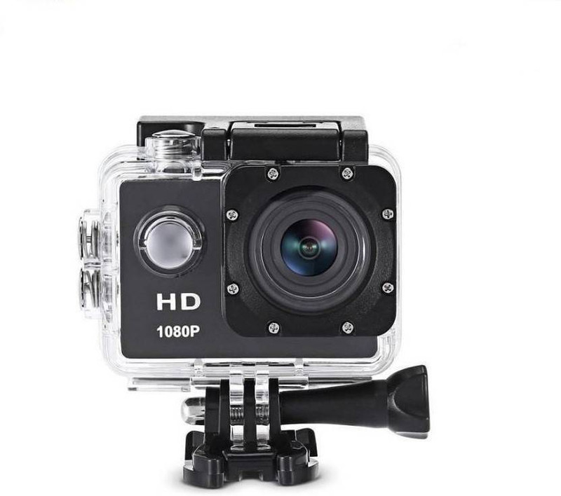 Zeom Action Shot HD 1080P Action Camera WiFi Camera 2-inch LCD 170 Degre Wide an Lens Waterproof Diving Sports and Action Camera  (Black, 12 MP) Sports and Action Camera(Black, 12 MP)