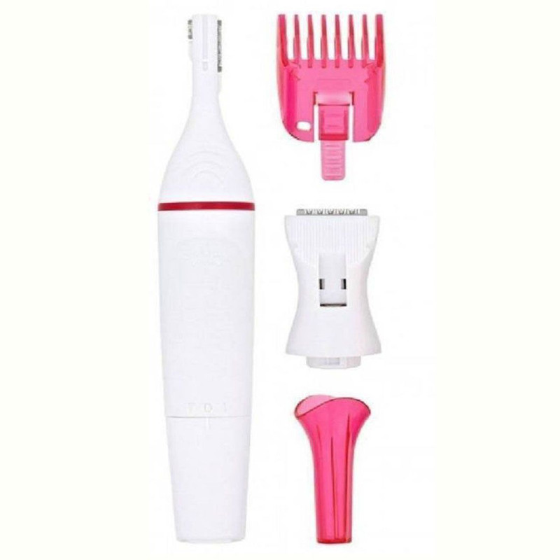sensitive hygienic women hair remover trimmer Corded & Cordless Trimmer for Women  Runtime: 25 Trimmer for Women(Pink, White)