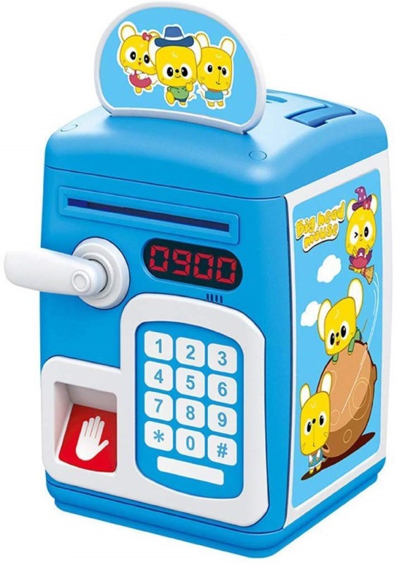 Buy Toyshine Money Safe Kids with Finger Print Sensor Piggy Savings Bank  with Electronic Lock, Blue Coin Bank(Blue) Online at desertcartBermuda