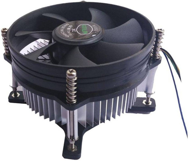 GIPTIP Cabinet Fan 3-Inch Square 12 V DC CPU Cooling fan Cooler(Black)