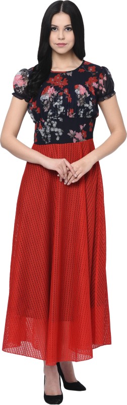 Vashist Women Maxi Red Dress