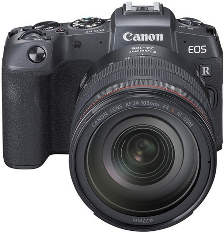Canon RP Mirrorless Camera Body with single Lens: RF 24 - 105 mm f/4L IS USM(Black)