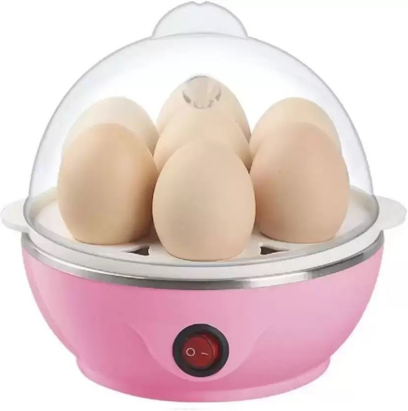 Starbust Electric egg boiler poacher cooker 3 Egg Cooker(Pink, 7 Eggs)