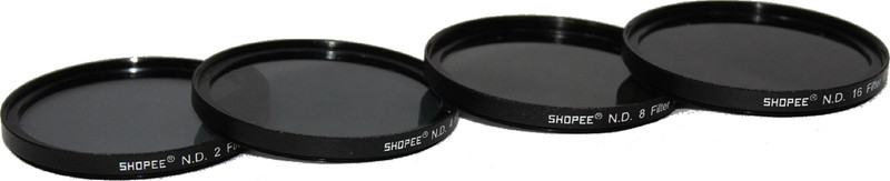 SHOPEE 55mm Neutral Density ND Filter 2/4/8/16 Kit with 4 Pocket Carry Pouch ND Filter(55 mm)