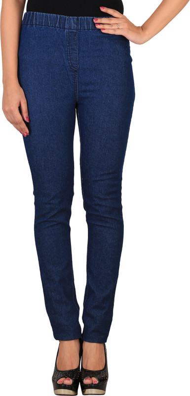 bella nova Slim Women Dark Blue Jeans