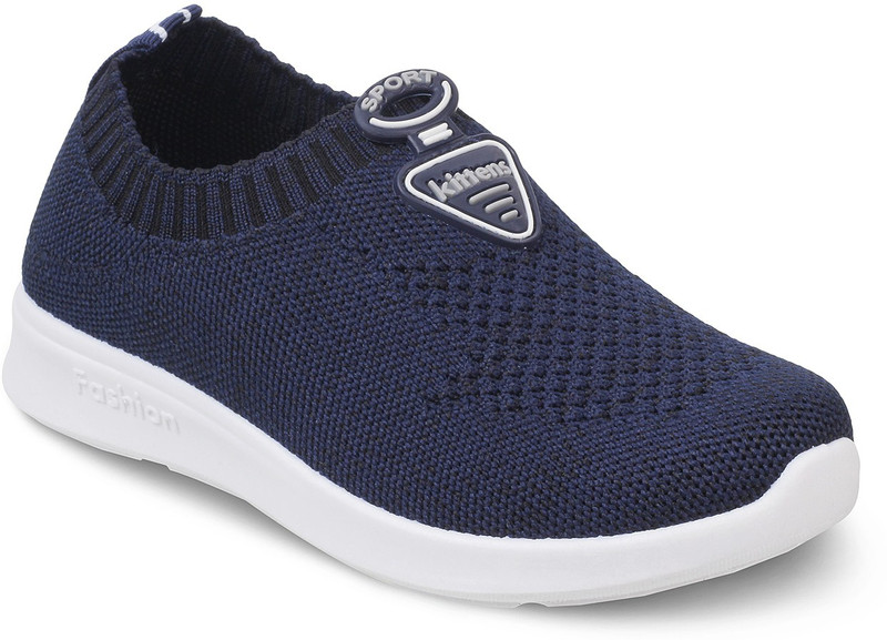 kids shoe Boys Slip on Casual Boots(Blue)