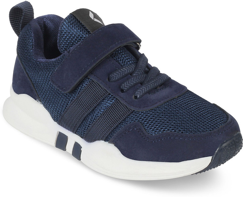 kids shoe Boys Velcro Casual Boots(Blue)