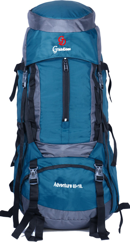 GRANDIOSE Square Cap Model Teal Blue Hiking Backpack / Rucksack Bags (GTB67504TB) Rucksack - 75 L(Blue)