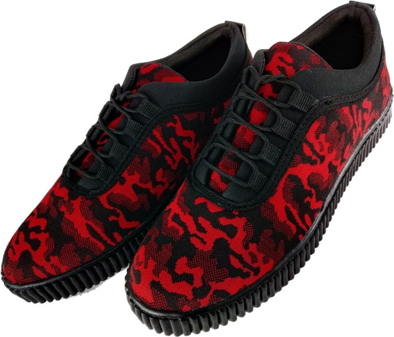 glamroxx GROXX405CAMO-RED1 Sneakers For Men(Red)