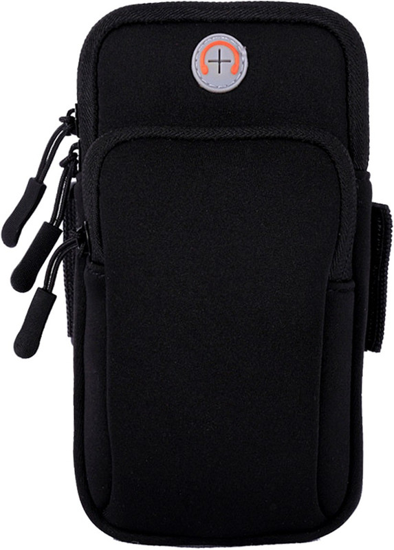 exmart Sweatproof Armband Mobile Phone Holder for Running Bicycle Sports(Black)