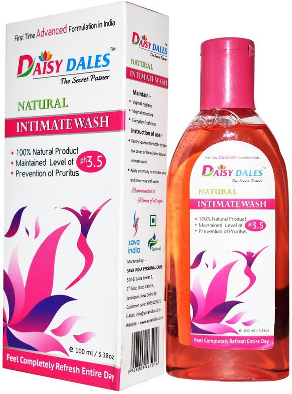 daisy dales 100% Natural Intimate wash for women 100ml pack of 1 Intimate Wash(100 ml, Pack of 1)