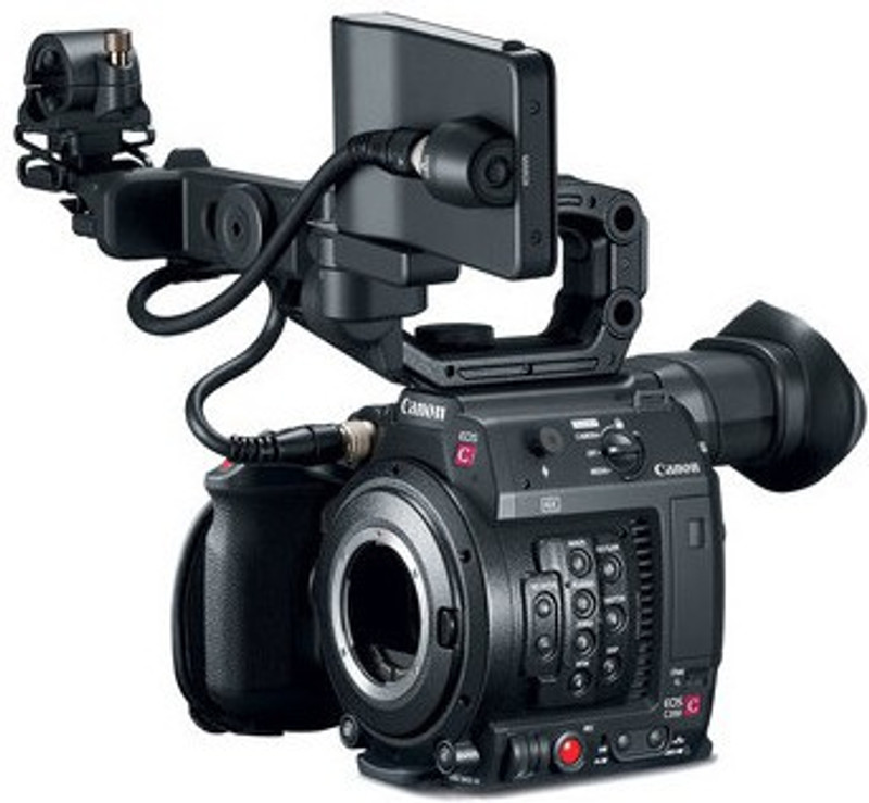 Canon EOS C200 DSLR Camera Body with 3 Prime Lens(Black)