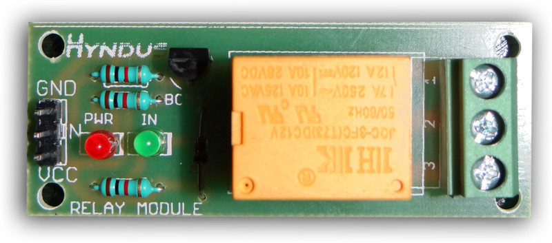 hyndus Relay Module 12 Volt 1 Channel Electronic Components Electronic Hobby Kit