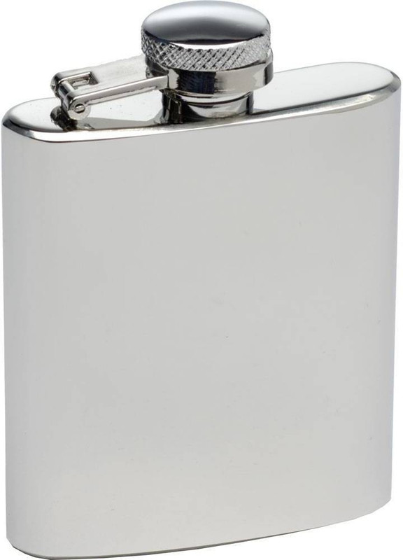 dannyboyzs travel friendly easy to carry stainless steel Hip Flask(237 ml)