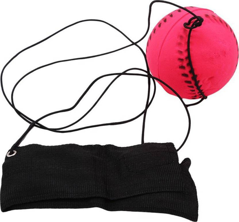 contrive Throw Back Bounce Ball with Wrist band For Kids (Pink)(Pink)