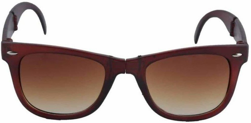 kingsunglasses Wayfarer, Aviator Sunglasses(Black, Brown)