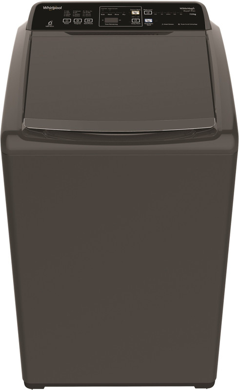 Whirlpool 7 kg Fully Automatic Top Load Grey(WM ROYAL PLUS 7.0 SHINY GREY 5YMW)