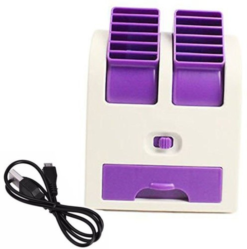 BUY SURETY New Arrival Portable Small Air Conditioner Water Cooler, Mini Fan and Dual Bladeless for Use in Car/Home Personal Air Cooler(Purple, 0.1 Litres) RS.700 (51.00% Off) - Flipkart