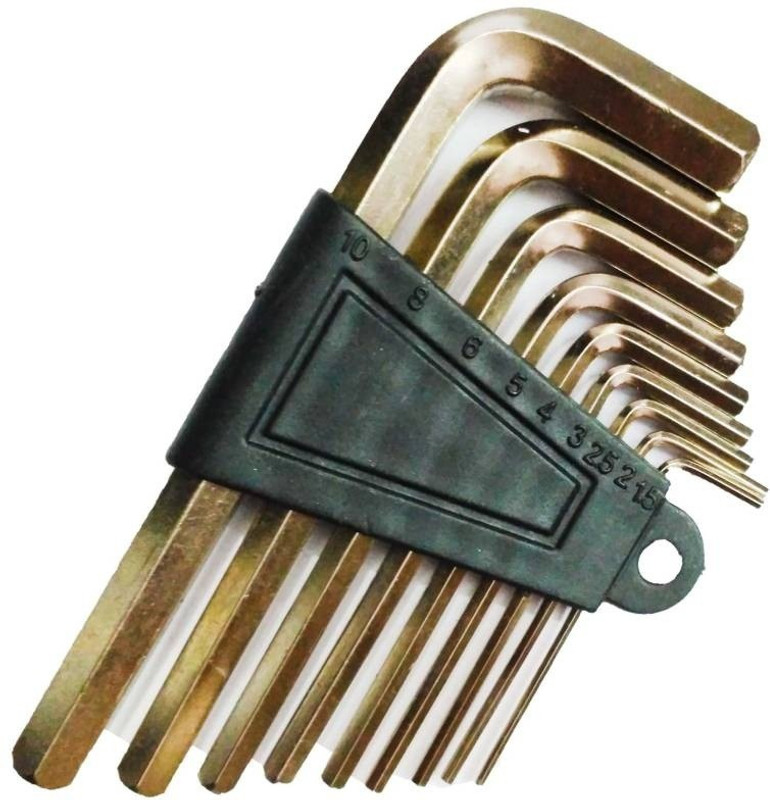 veevo Allen key set 1.5 to 10 mm Allen Key Set