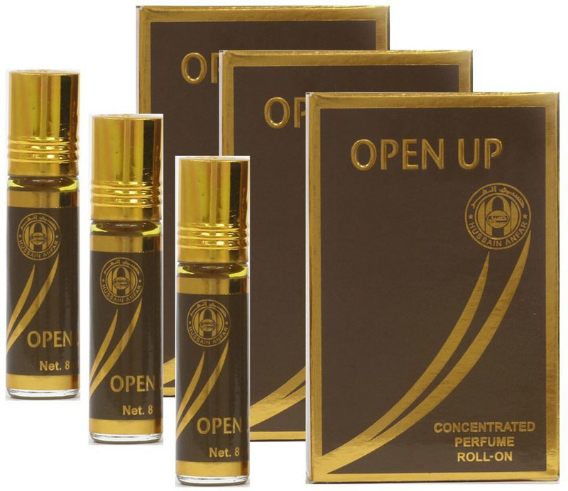 Anfar Open Up Fragrance Roll on Attar Pack of 3- 8ml Floral Attar(Floral)