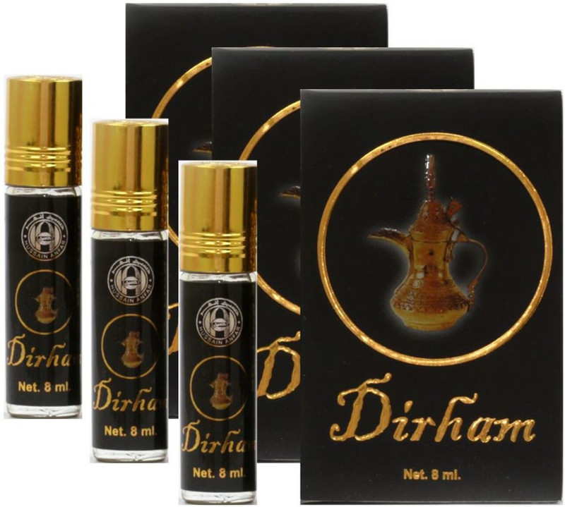 Anfar Dirham Fragrance Roll On Attar Pack of 3 - 8ml Floral Attar(Floral)