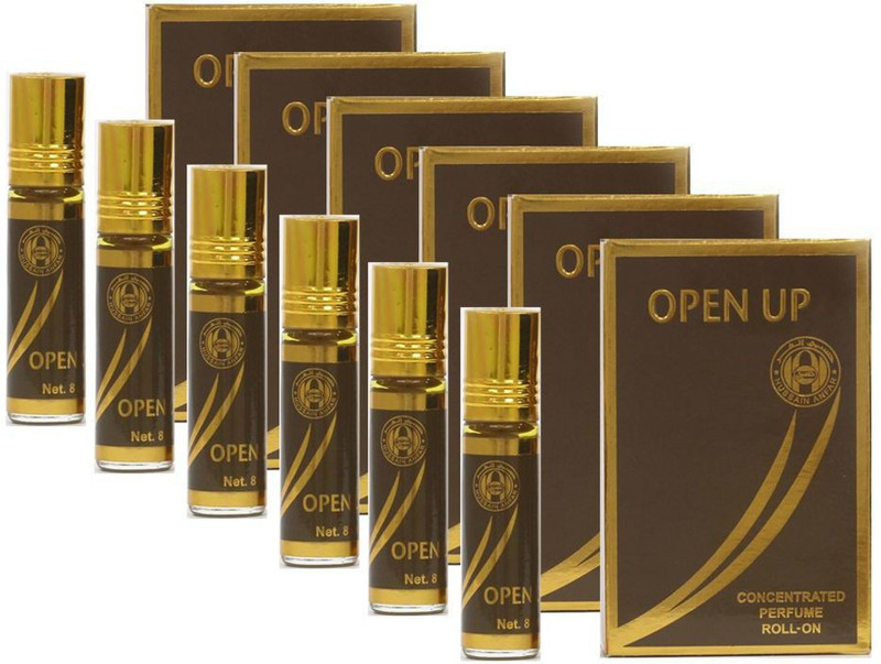 Anfar Open Up Fragrance Roll on Attar Pack of 6 - 8ml Floral Attar(Floral)