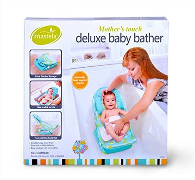 Mastela Mother Touch Delux Baby Bather(Green) Baby Bath Seat(Green)