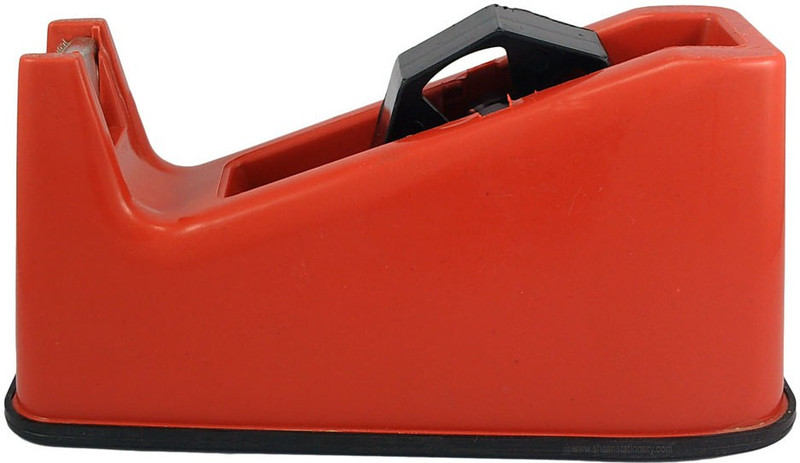 skyfall Double Sidded, Single Sidded Desktop Dispenser Tape Machine (Manual)(Red)