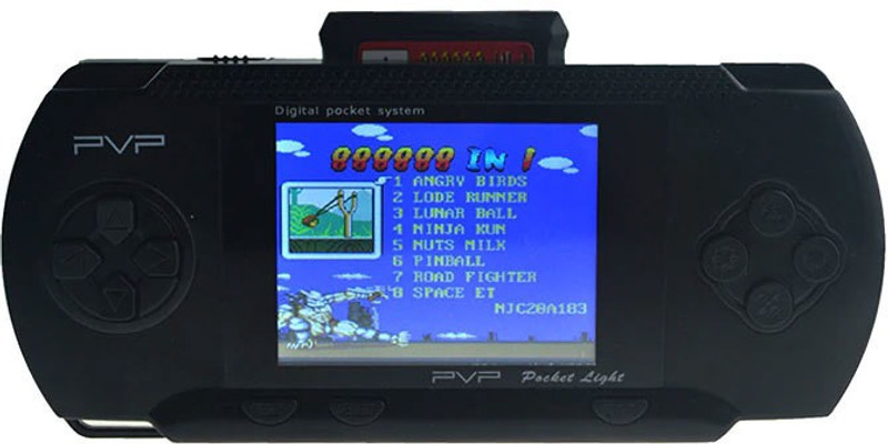 WEBSTER PVP Game Player Built-in Games Portable Video Game 2.8'' LCD Handheld Player Video Game Console with Crash, Pinball, Super Contra, Super Mario, Cricket2887, and other Unlimited Games, Soccer, Lunar Ball, Angry Birds(Color Randomly Selected)