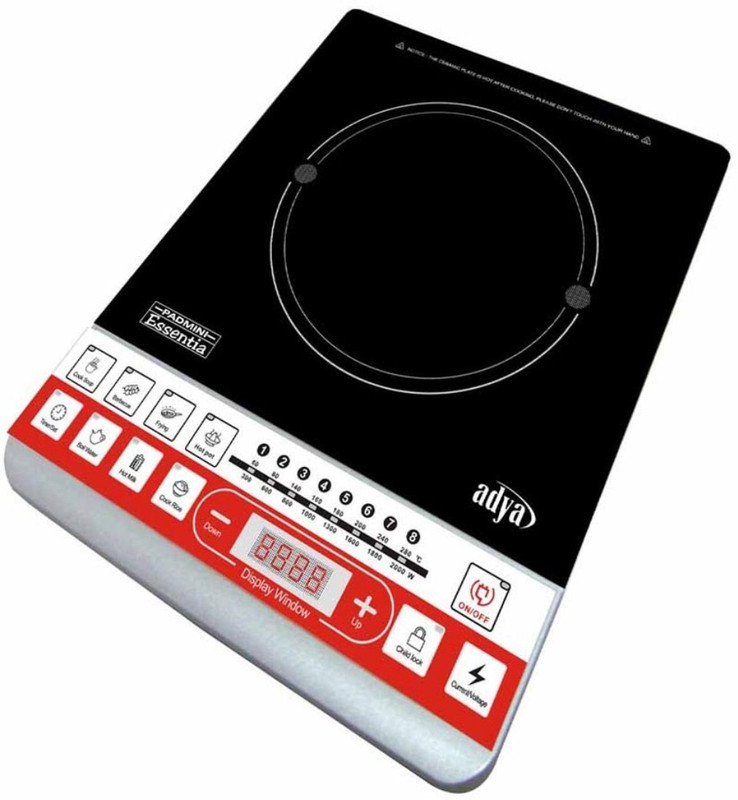 padmini Adya Induction Cooktop(Black, Push Button)