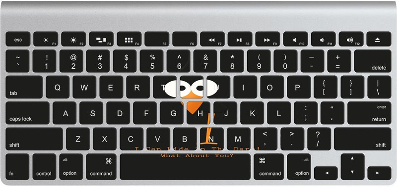 GADGETS WRAP GWS-12752 Printed Abstract Black 2 Skin Apple Magic Keyboard 1 Keyboard Skin(Multicolor)