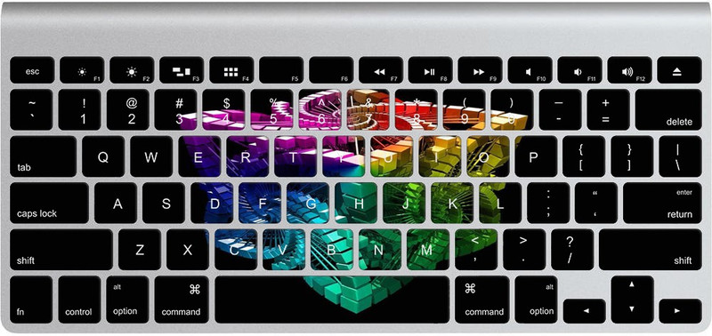 GADGETS WRAP GWS-13248 Printed Color Cube Skin Apple Magic Keyboard 1 Keyboard Skin(Multicolor)