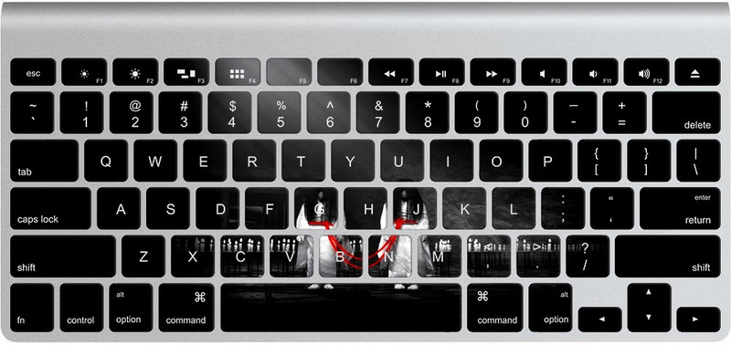 GADGETS WRAP GWS-14384 Printed the sister s Skin Apple Magic Keyboard 1 Keyboard Skin(Multicolor)