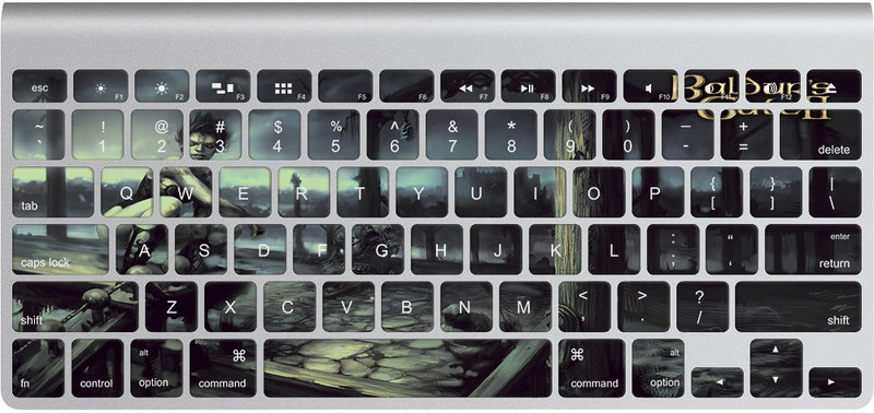 GADGETS WRAP GWS-12957 Printed baldurs gate ii Skin for Apple Magic Keyboard 1 Keyboard Skin(Multicolor)