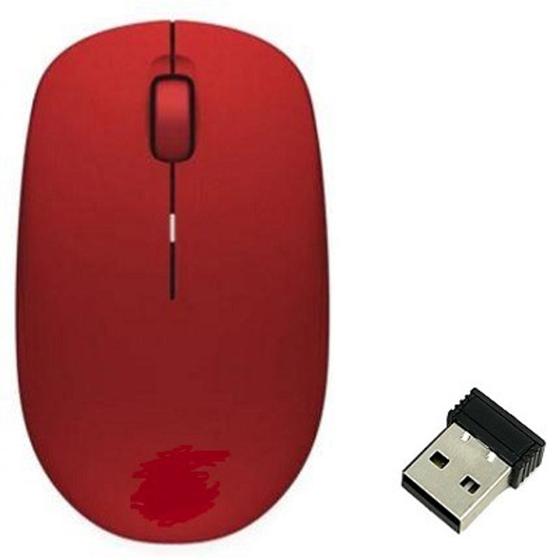 Oxza HIGH SENSITIVITY Wireless Optical Gaming Mouse(2.4GHz Wireless, Red)
