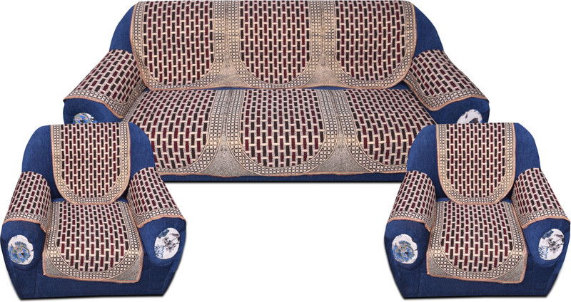 manvicreations Cotton Sofa Cover(Multicolor Pack of 16)