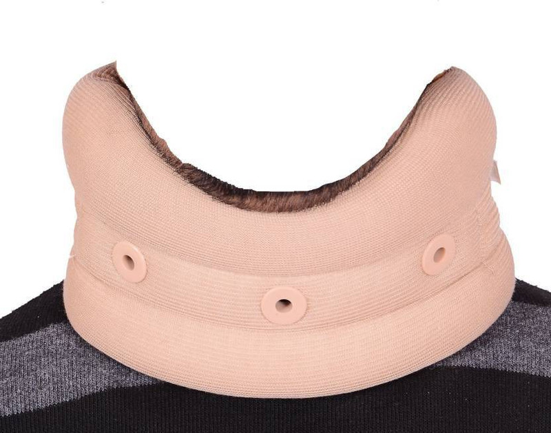 zedoff high max soft Supported neck Splint belt support Collar pain free size ,skin Neck Support(Beige)