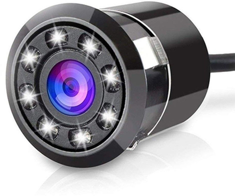 amikan Car Rear View Reverse Parking Camera with HD Night Vision (8 LED) || Waterproof || 170 Degree Wide Angle || T-92 Vehicle Camera System