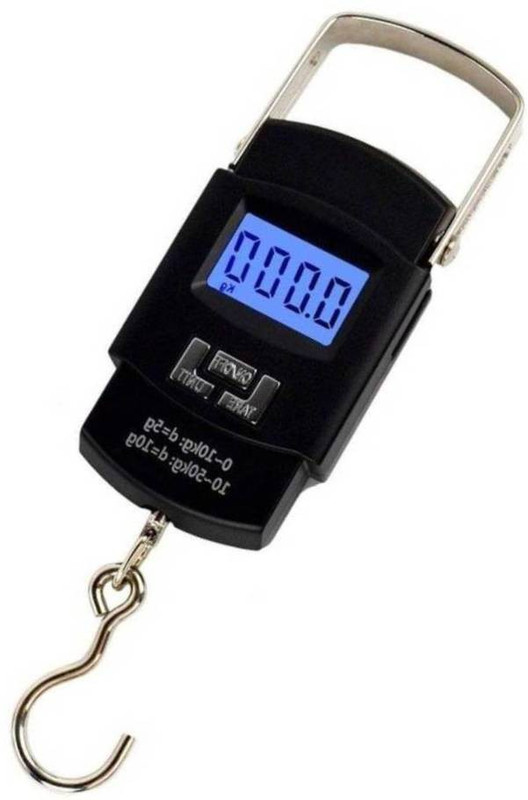 Rorian Portable Hanging Kitchen Weighing Scale(Black)