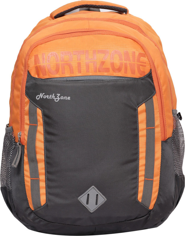 northzone 18 Inch Orange Backpack 30 L 30 L Backpack(Orange, Grey)