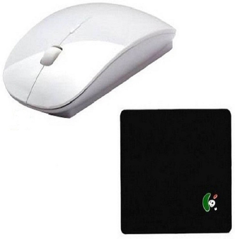 Oxza Premium series pad WITH Wireless Optical Gaming Mouse(Bluetooth, 2.4GHz Wireless, USB, White)