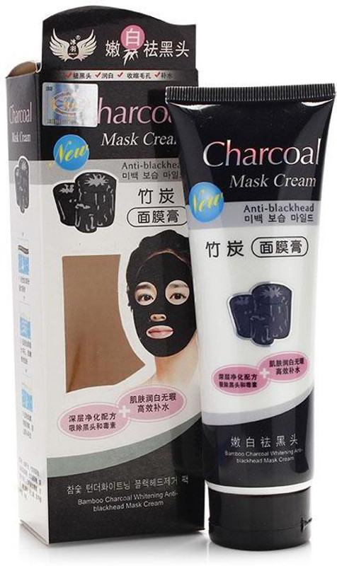 charcoal Mask Cream HIGH QUALITY ANTI-BLACKHEAD OIL-CONTROL BAMBOO CHARCOLMMASK CREAM FOR ALL SKIN TONE RA001 (130 g)(130 g)